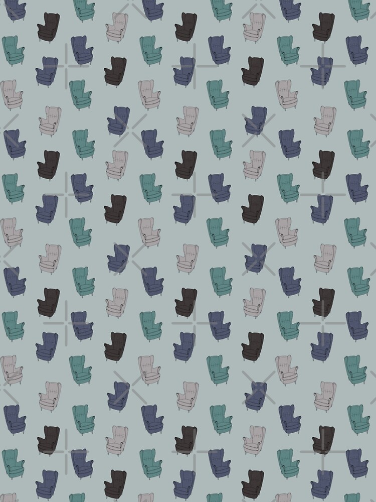 Seventies Armchair Pattern - Version 2 by PrintablesP