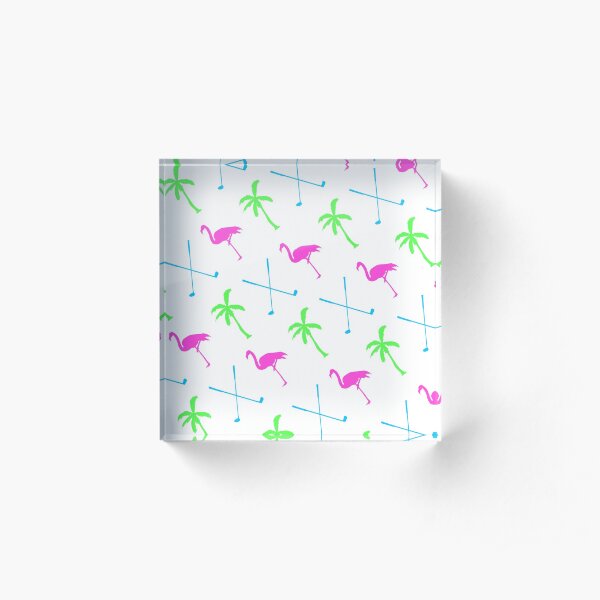 ESCAPADE by DOLCE - Trio pattern (Color) Acrylic Block
