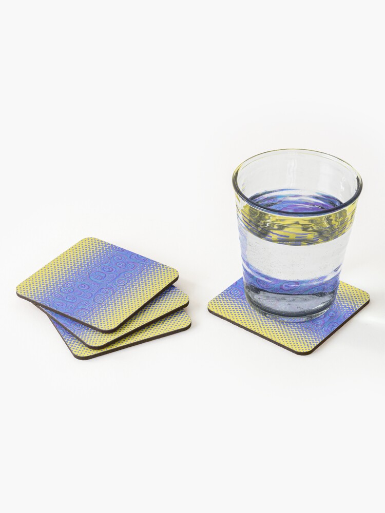 Alternate view of #DeepDream Color Circles Gradient Visual Areas 5x5K v1449227497 Coasters (Set of 4)