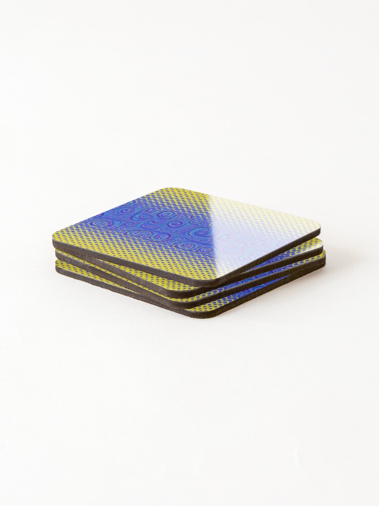 Alternate view of #DeepDream Color Circles Gradient Visual Areas 5x5K v1449227497 Coasters (Set of 4)