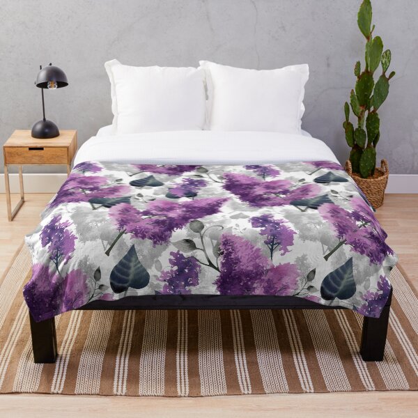 Lilac Throw Blanket