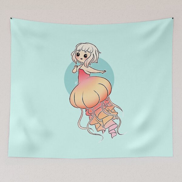 Item preview, Jellyfish Mermaid designed and sold by heysoleilart.