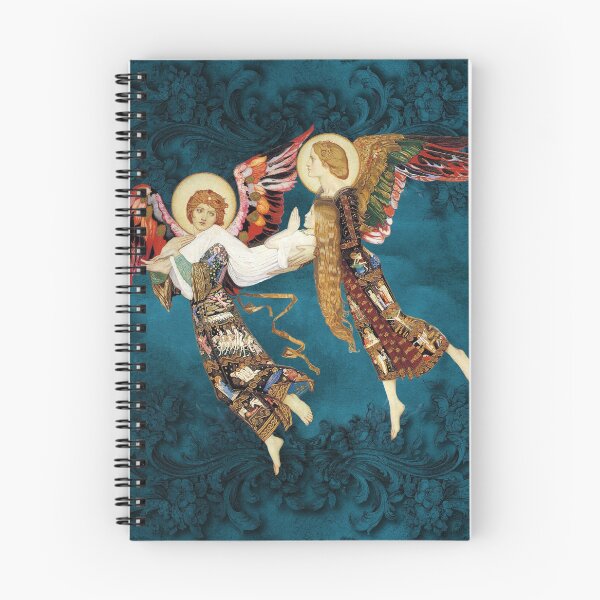 Item preview, St. Bridie - Carried by Angels. Celtic Angelic art. designed and sold by Demeters Spring.