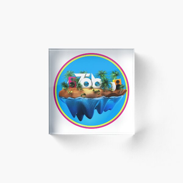 Tobu island Acrylic Block