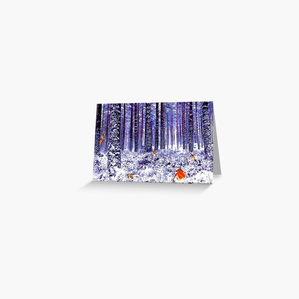Winter Wonderland Greeting Card (Blank) Greeting Card