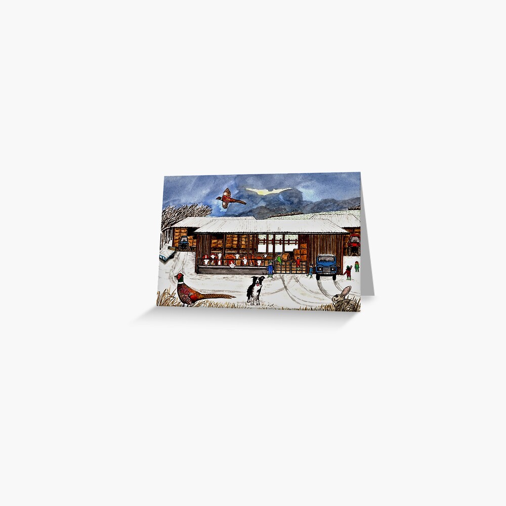 Winter Life Greeting Card (Blank) Greeting Card