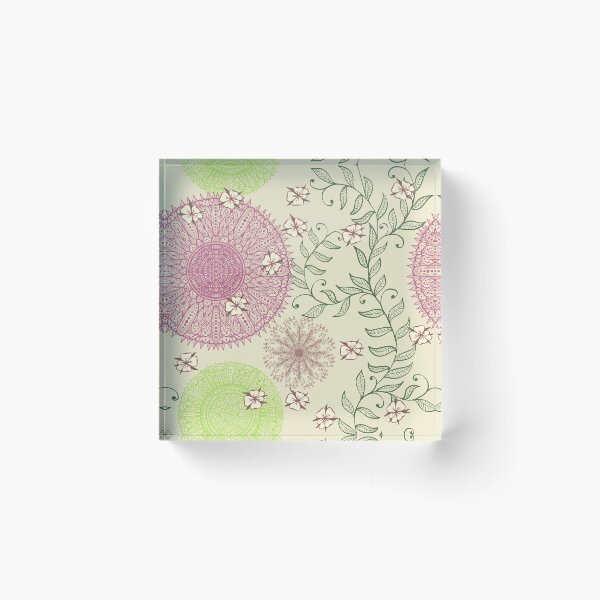 Item preview, Pastel floral pattern designed and sold by Patternalized.