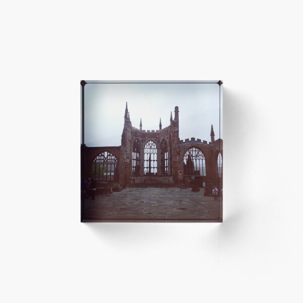 Coventry Old Cathedral Acrylic Block