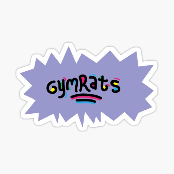 Gym Rats Sticker for Sale by Remigiusz Wiśniewski