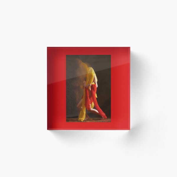 Ishtar Dances to Pink Martini 2 Acrylic Block