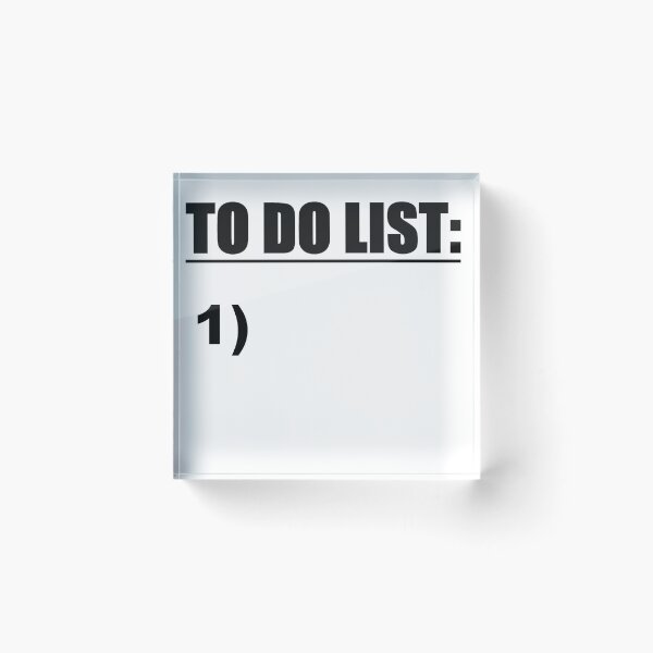 Item preview, TO DO LIST 1) designed and sold by Divertions.