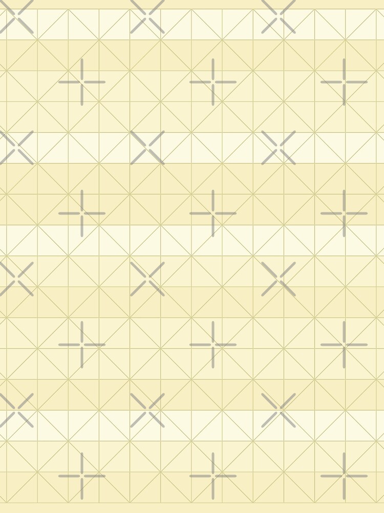 Geometric pattern yellow by PrintablesP