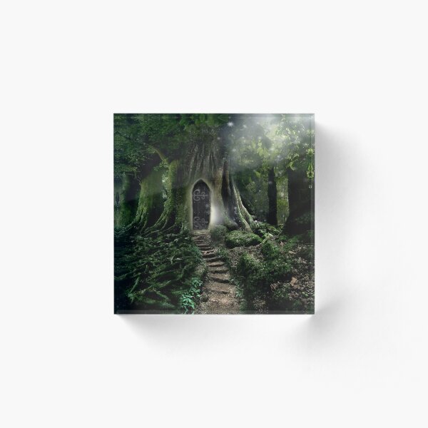 Doorway to Lothlorien Acrylic Block