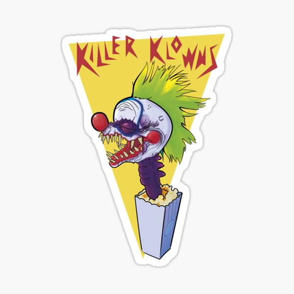 Killer Klowns From Outer Space vinyl decal sticker retro horror comedy weirdo
