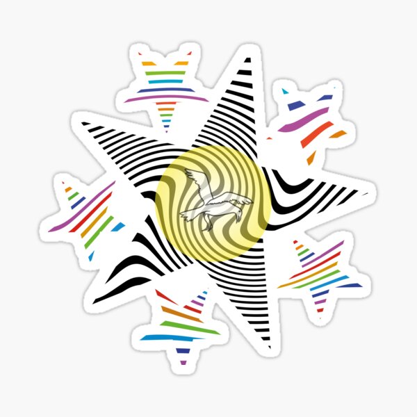 Star Bird Sticker