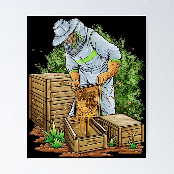 Item preview, Beekeeper Bee Honey Beekeeping designed and sold by Sven19864.