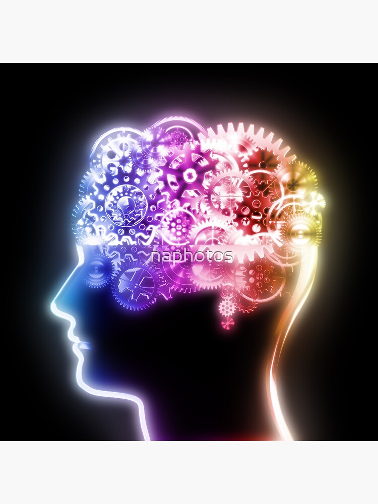 brain design by cogs and gears by naphotos