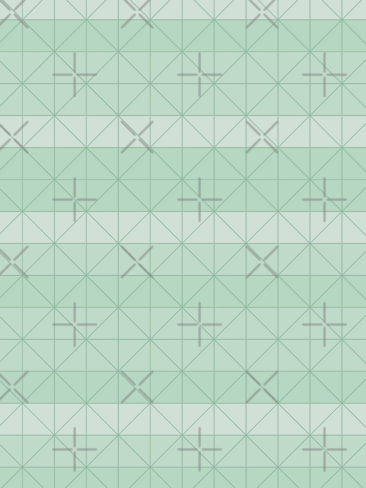 Geometric pattern mint green by PrintablesP