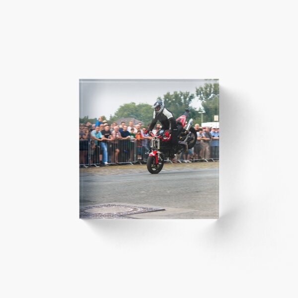 motorcycle stunt 001 Acrylic Block