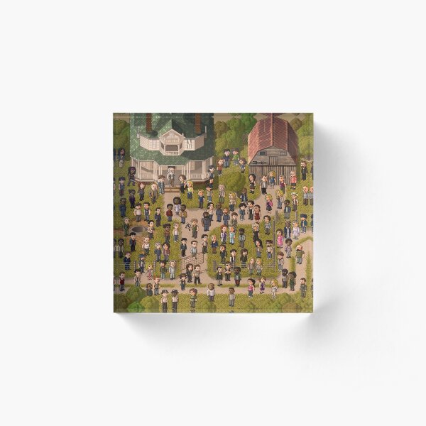 Super Walking Dead: Farm Acrylic Block