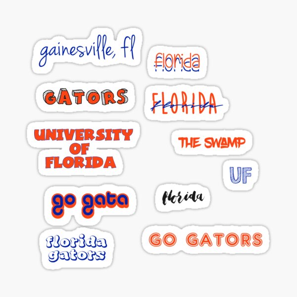 florida sticker sheet Sticker