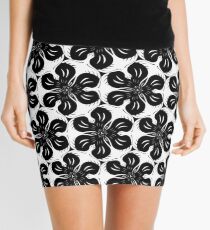 Birds and Flowers Mini Skirt