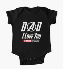 Lieben Sie Sie 3000 T-Shirt, Vati-I-Will drei tausend Shirt Baby Body Kurzarm