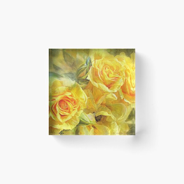 Item preview, Rose Moods - Joy Art Print designed and sold by Carol  Cavalaris.