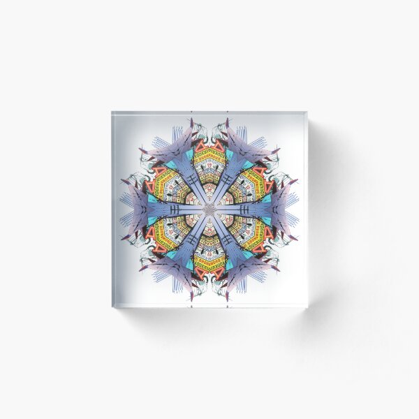 Taqueria Power Mandala Acrylic Block