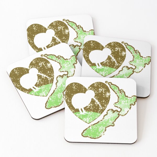 Item preview, Little kiwi bird and New Zealand map designed and sold by jazzydevil.
