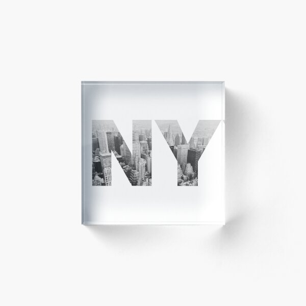 NY Acrylic Block