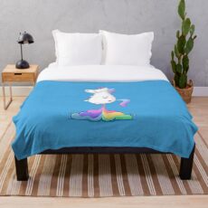 Unicorn Fart Throw Blanket