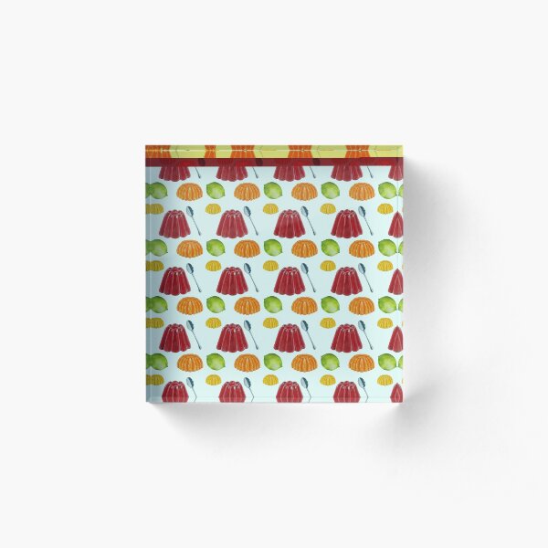 Red Jelly Yummo Acrylic Block