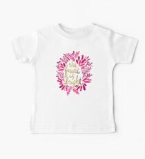 The Future is Bright – Pink & Gold Baby Tee