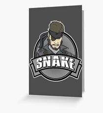 Solid Snake Greeting Card
