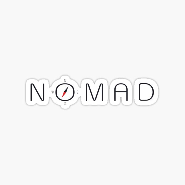 Item preview, Nomad - Compass Art Adventure Travel #Vanlife  designed and sold by WordvineMedia.