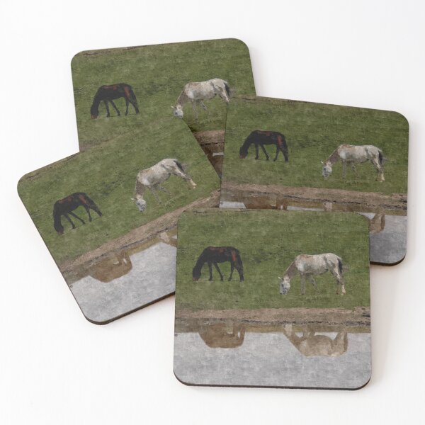 Item preview, Grazing Horses by the River designed and sold by Anna Lemos.