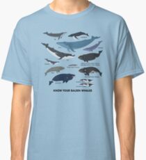 Know Your Baleen Whales Classic T-Shirt