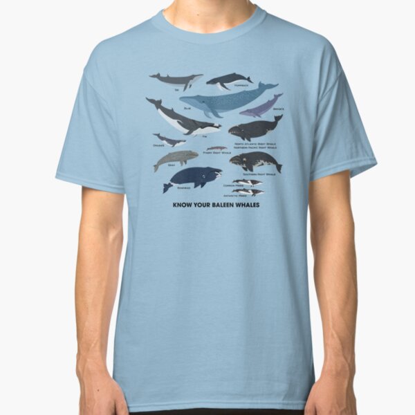Connaissez vos baleines à fanons T-shirt classique