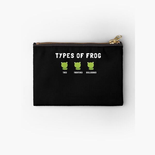 Item preview, Types Of Frog: Tired, Frightened, Disillusioned Frog Print designed and sold by noirty.