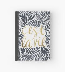 C'est la Vie – Grey & Gold Notizbuch