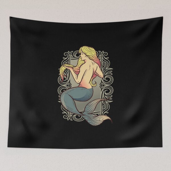 Item preview, Womens Cute Mermaid design - Gift For Mermaid Lovers designed and sold by DNH Threads.