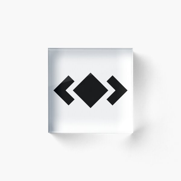 Madeon Adventure Logo - Black Acrylic Block
