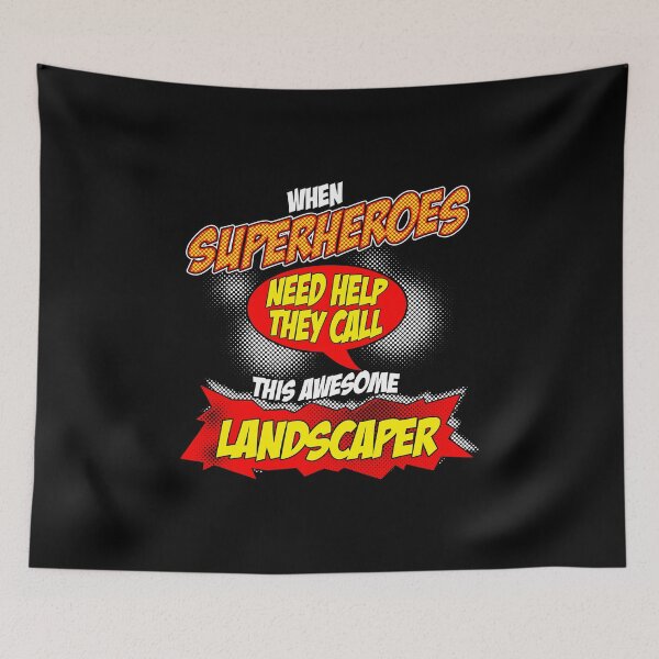 Item preview, Funny Landscaper hero product - Comic Style - perfect gift designed and sold by Pummli.