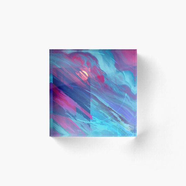 Sunset Acrylic Block