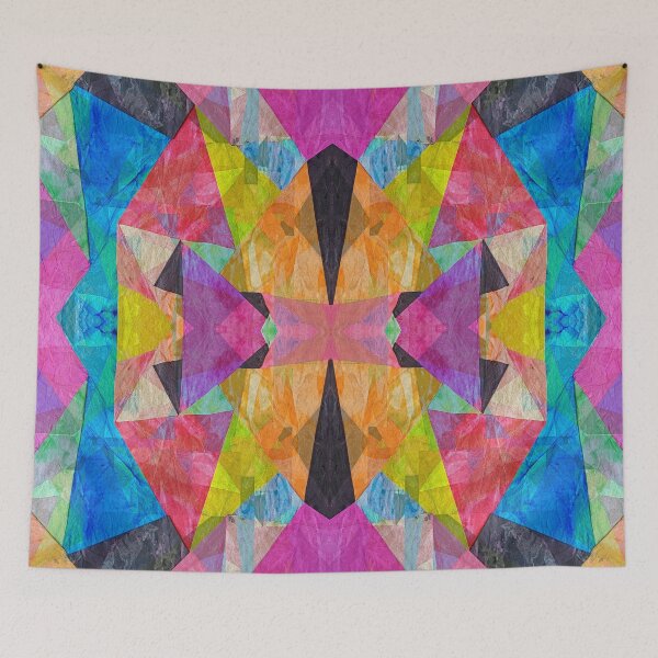 Item preview, Crinkled Geometric Collage  designed and sold by Ruth Palmer.