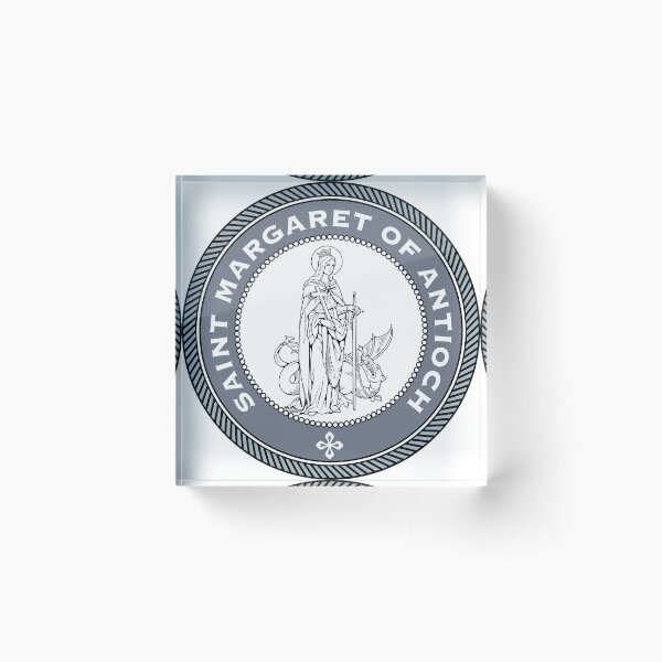 Item preview, ST MARGARET OF ANTIOCH MEDALLION designed and sold by CatholicSaints.