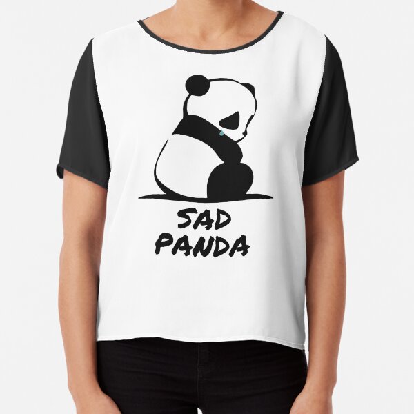 Sad Panda Chiffon Top