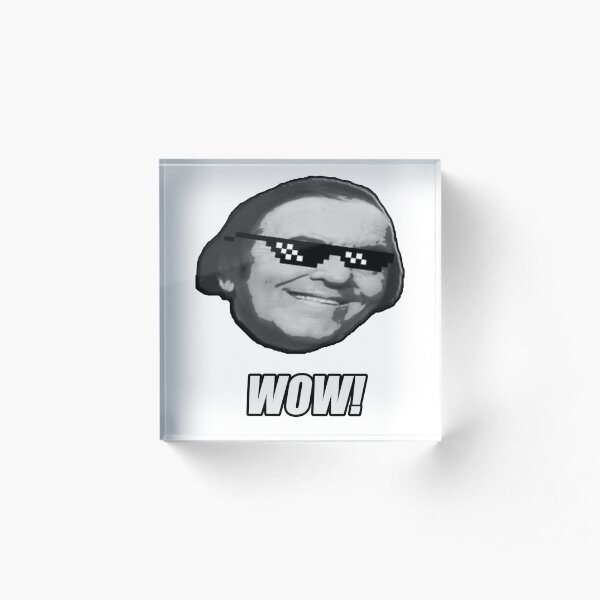 Wally Wow! The MLG Meme Wow Guy. Acrylic Block