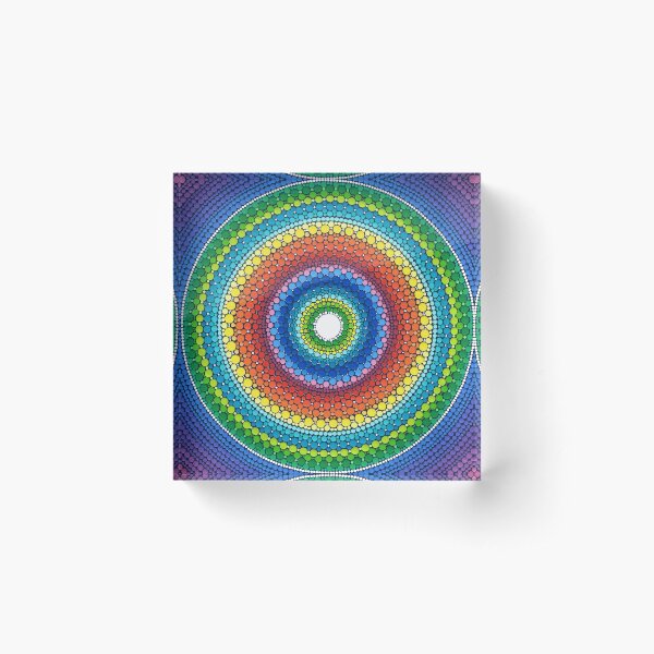 Item preview, Happy Rainbow Mandala designed and sold by Elspeth McLean.